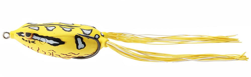 Topwater Bass Frog 2.5 Inch Hollow Body Lure for Heavy Cover & Open Water