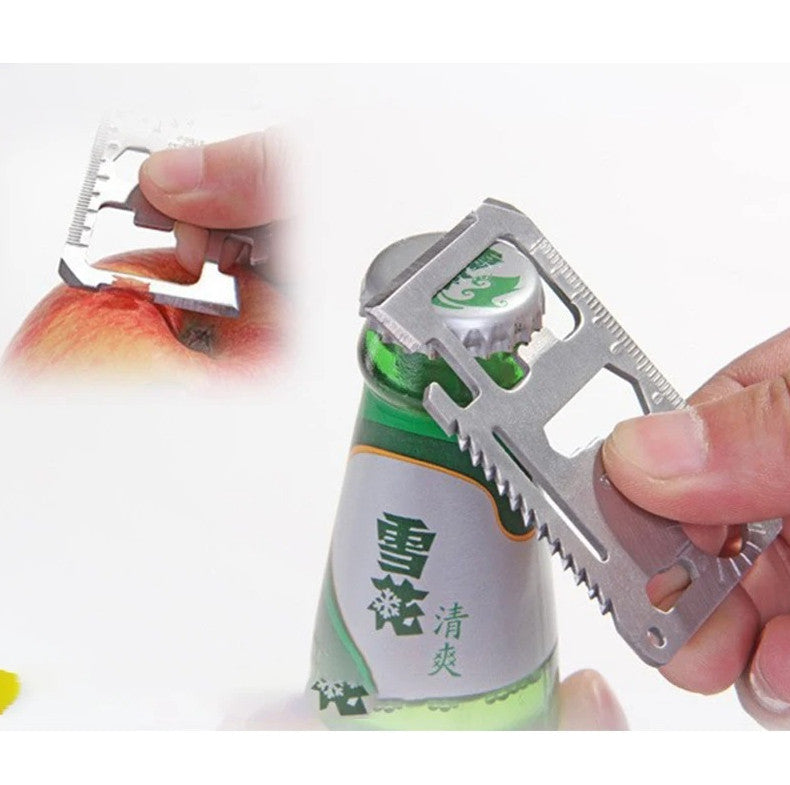 Multifunction Credit Card Tool - 11-in-1 EDC Survival Wallet Gadget