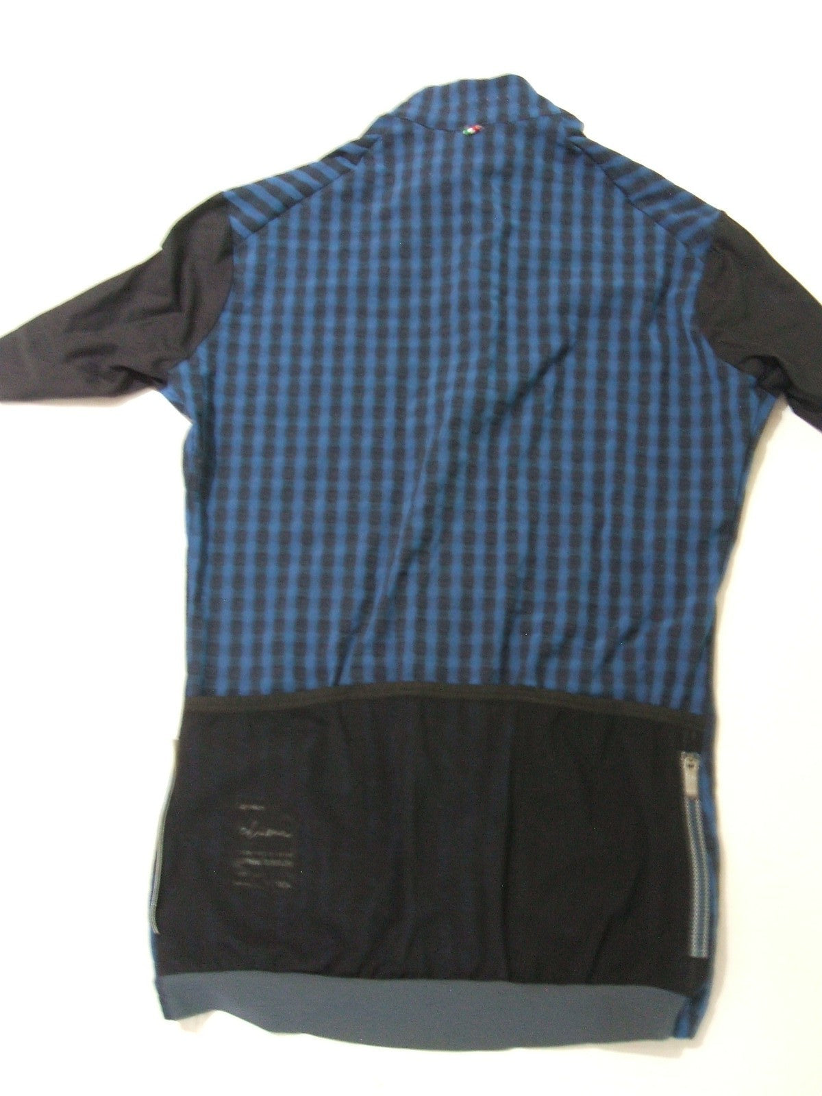Women’s Cycling Jersey Short Sleeve Blue Full Zip Anti-Microbial Quick Dry