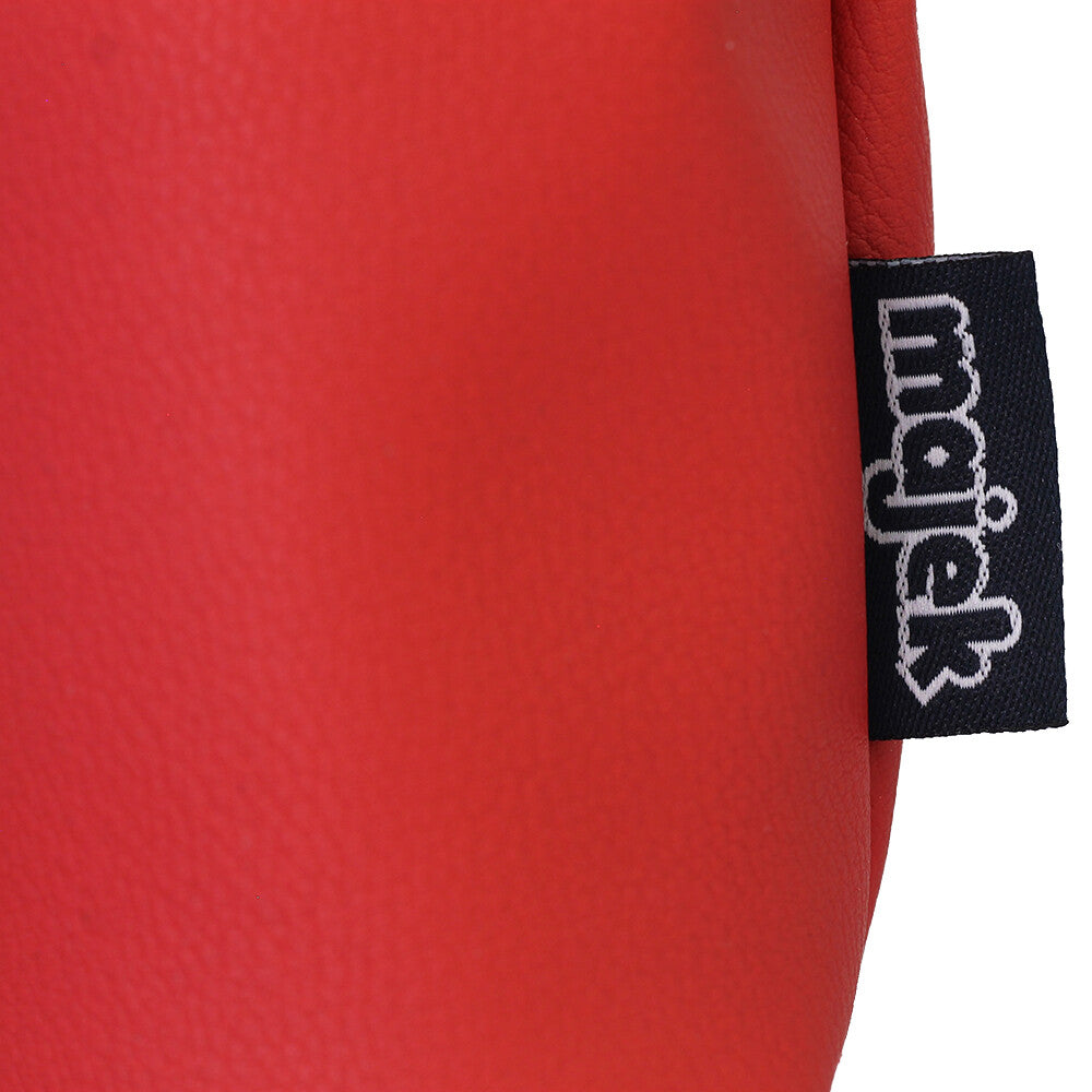 Retro Golf Driver & Wood Headcover Set - Leather Style, Red White Blue
