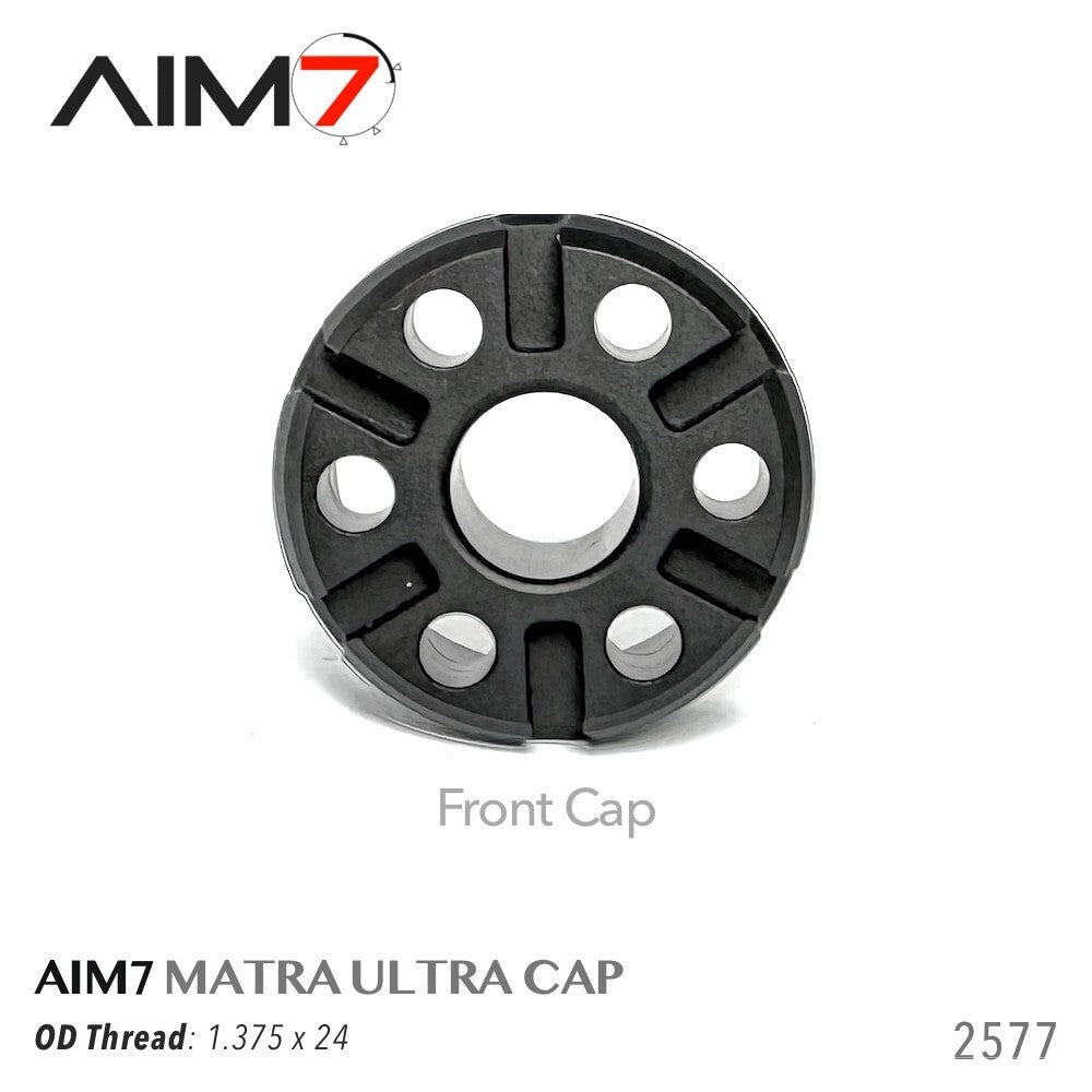 AIM7 Matra Ultra 1.375x24 Front End Cap - Lightweight CNC Aluminum Adapter