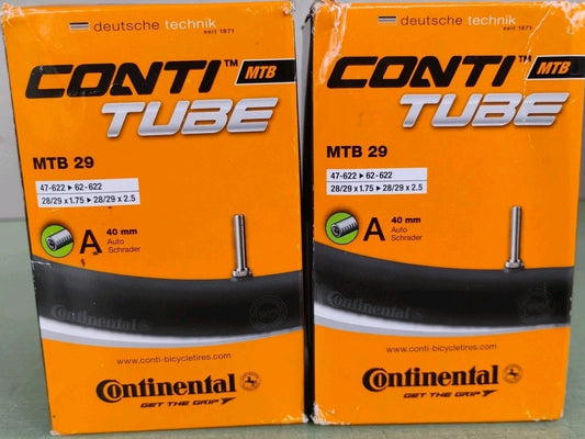 Continental MTB29 Inner Tube 29x1.75-2.5 with 40mm Schrader Valve