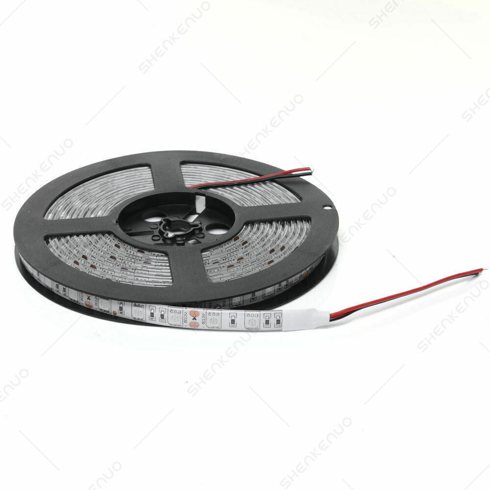 16ft UV LED Strip Light Blue Night Fishing Boat 12V DC Waterproof