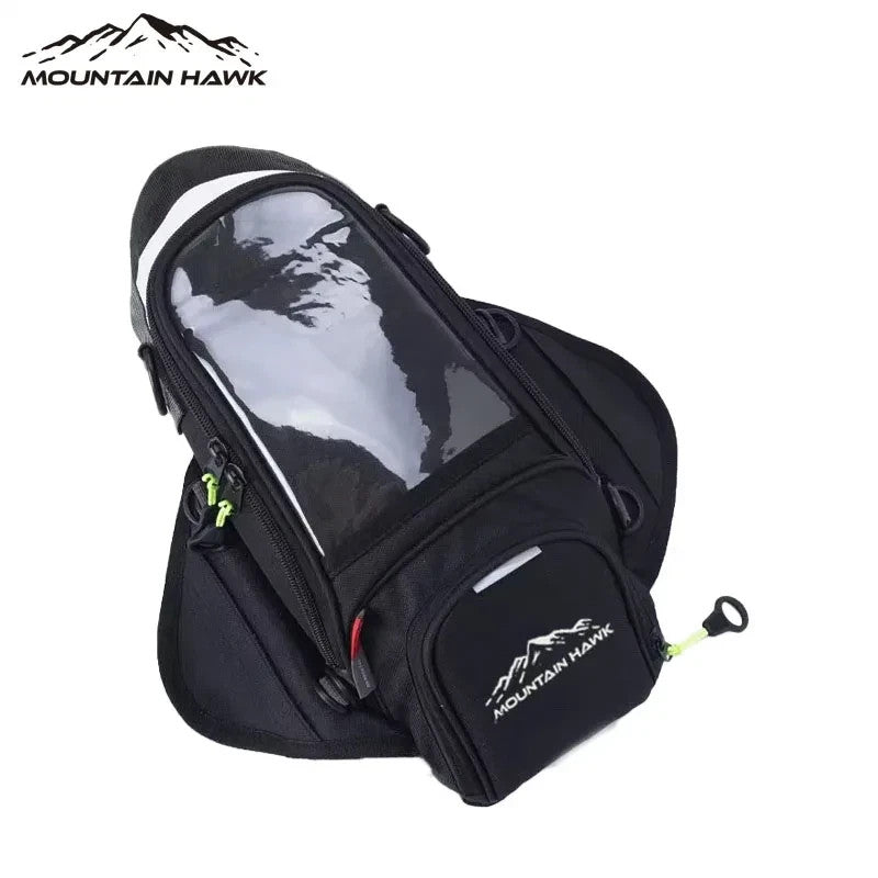 Motorcycle Fuel Tank Bag with Phone Holder Waterproof Storage for Navigation