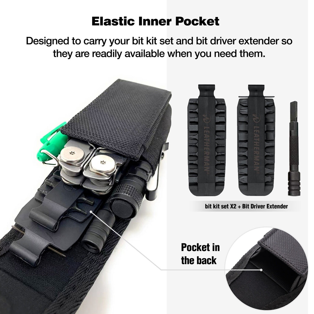 Magnetic Tool Sheath for Multi-Tools and Pliers - Compatible with Leatherman