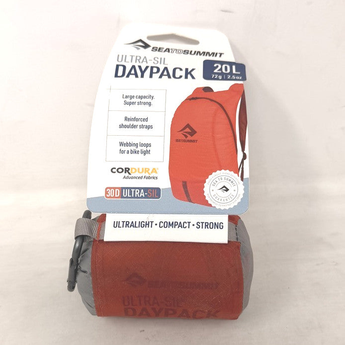 Lightweight 20L Packable Daypack for Travel & Hiking - Spicy Orange