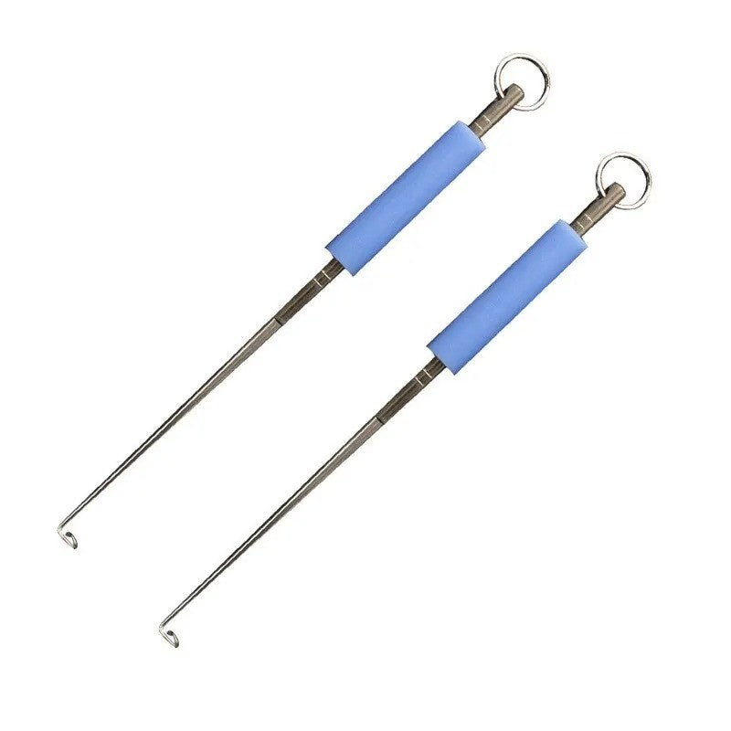 2-Piece Stainless Steel Fish Hook Remover Set - Fish-Friendly & Quick Release