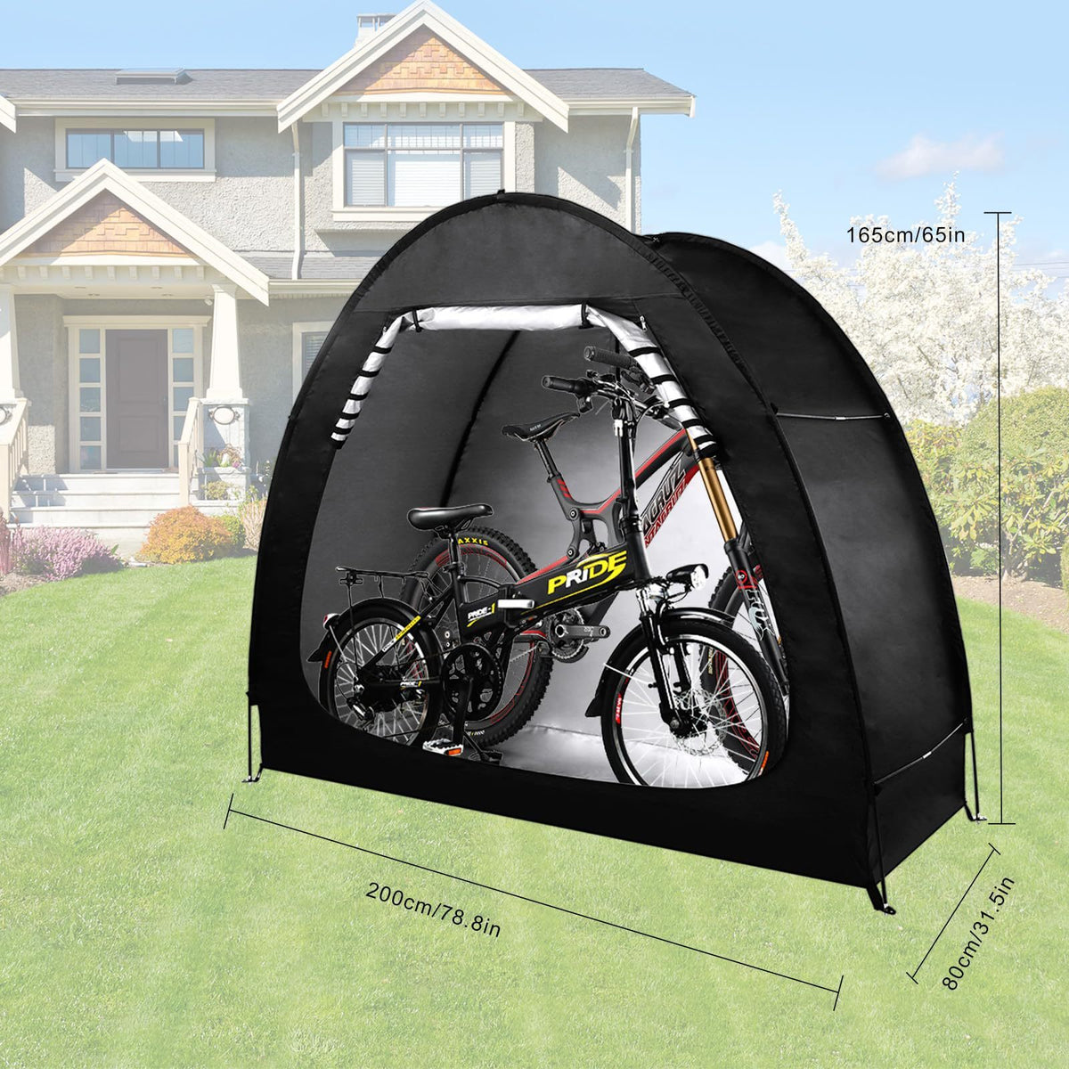 Waterproof Bike Tent for 2-4 Bicycles Outdoor Storage Shelter