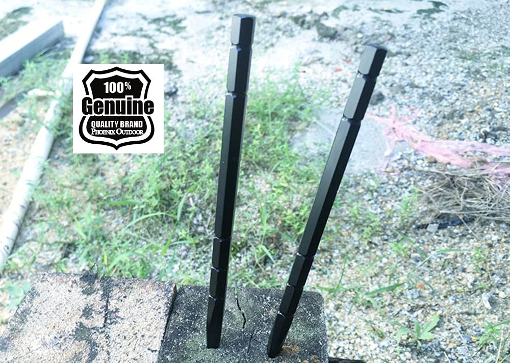 Outdoor Stainless Steel Throwing Knife Set - 3pcs, 17cm Black Storm Spikes