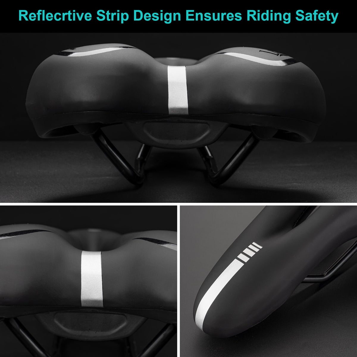 Comfort Gel Bike Saddle for Mountain and Road Bicycles Waterproof