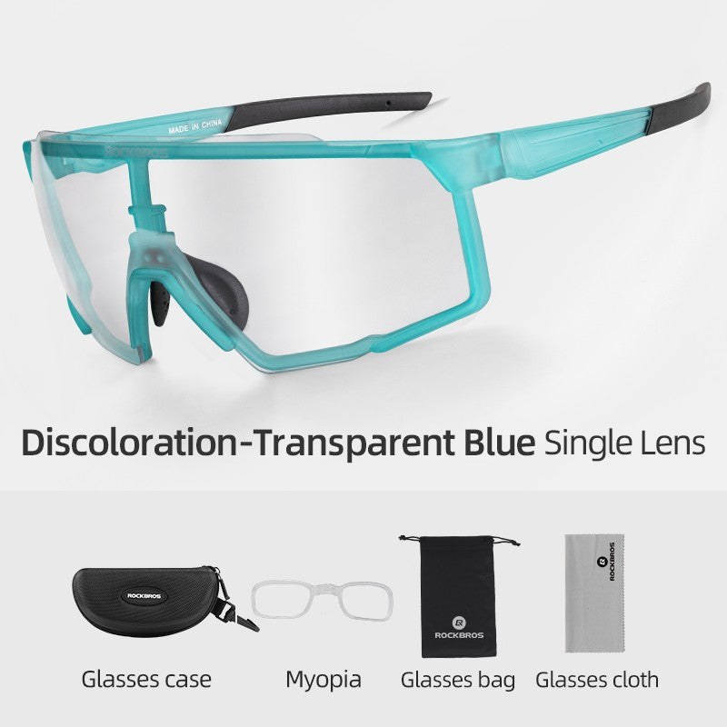 Cycling Sunglasses Photochromic Polarized UV400 Sports Eyewear for Men Women