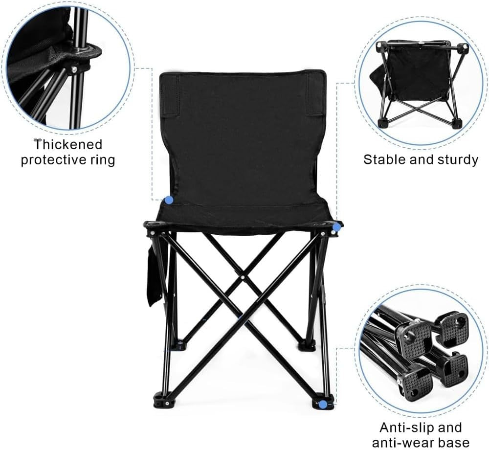 Portable Camping Chair - Lightweight Folding Outdoor Seat for Beach, Picnic, and Hiking