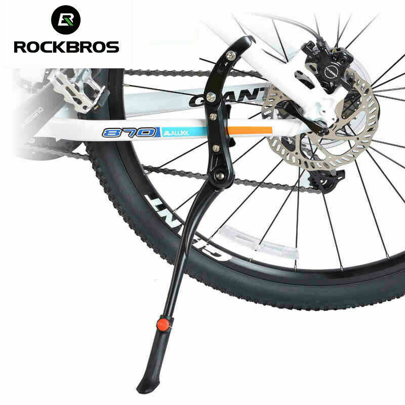 Adjustable Bike Kickstand for 24-29 Inch Bicycles Alloy Black
