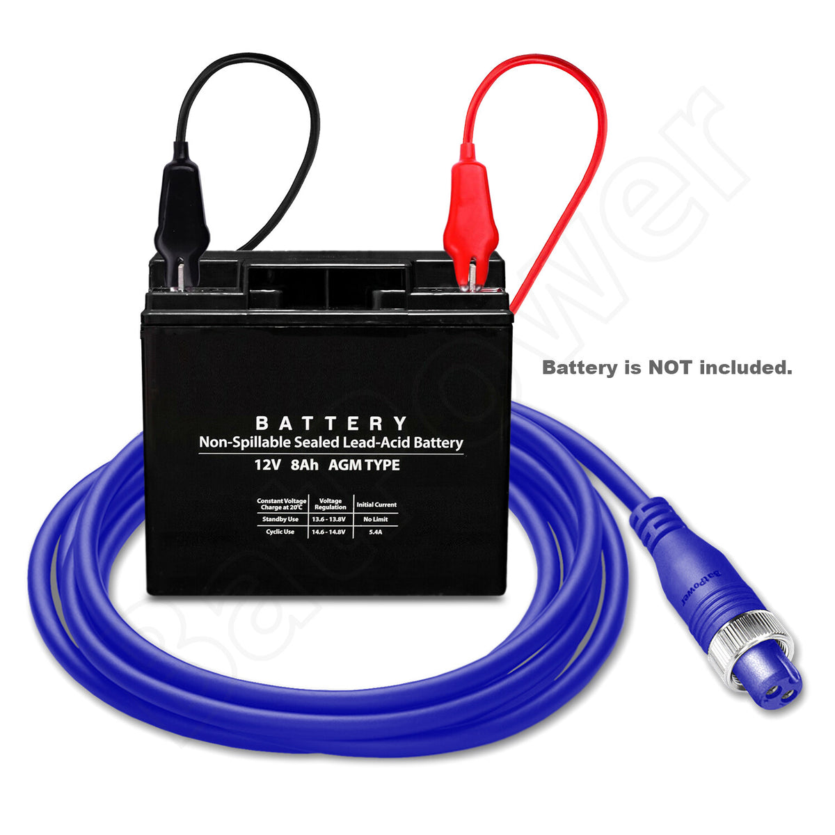 Electric Fishing Reel Power Cable Compatible with Banax Kaigen Reels - 6.6FT/2M & 18FT/5.5M