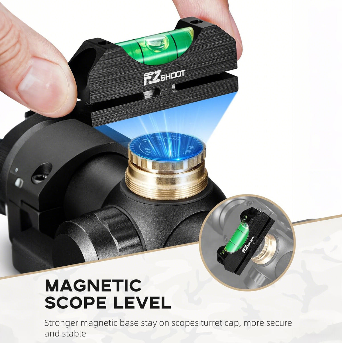 Universal Magnetic Scope Bubble Level Kit for Alignment