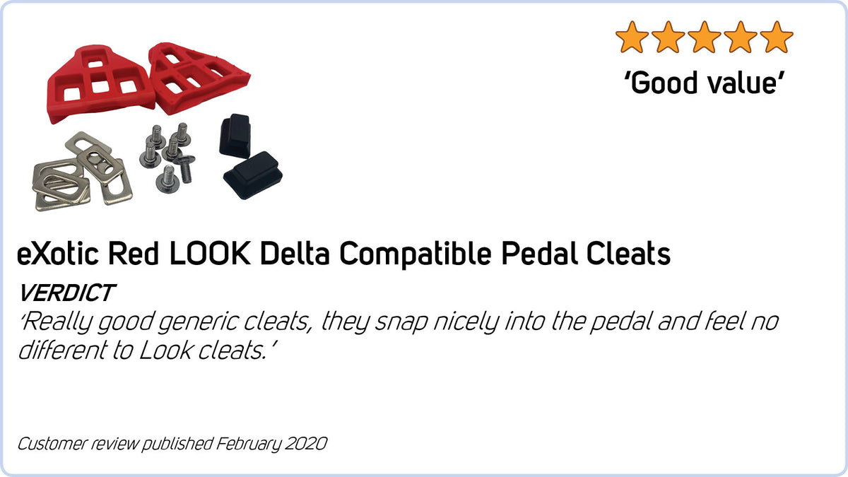 Bike Cleats - LOOK KEO Compatible CarbonCycles 74g with Screws & Washers