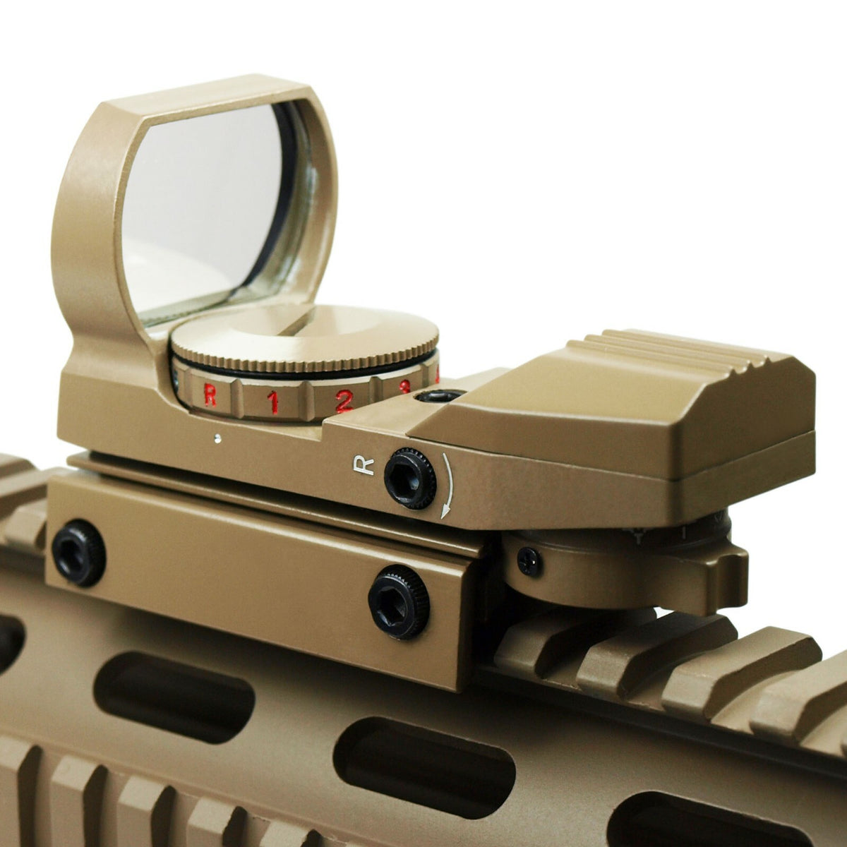 Tactical Holographic with Red/Green Dot & Rail Mount - Tan