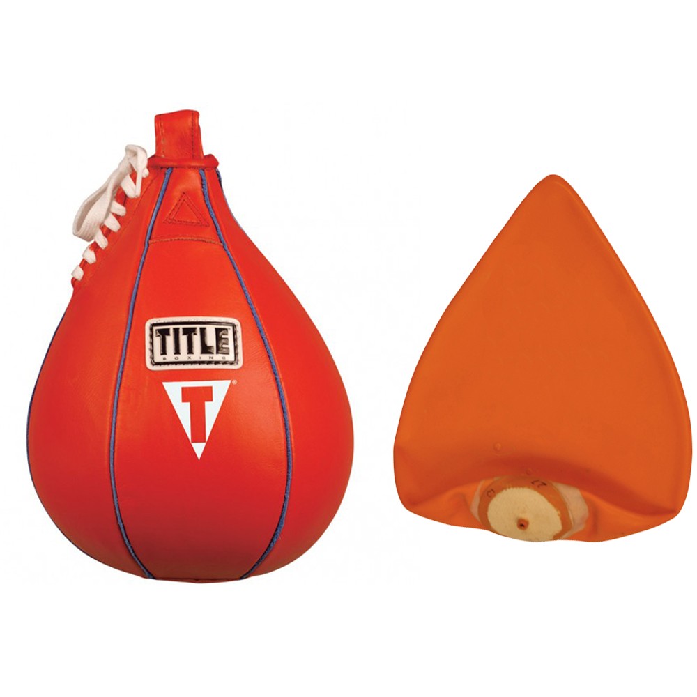 Leather Speed Bag with Bladder - Small Boxing Training Equipment