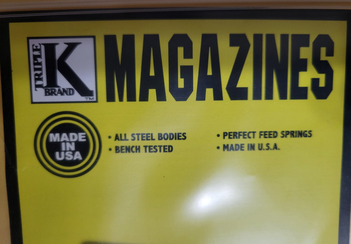 Baby Browning 25ACP 6-Round Magazine - Black Triple K Replacement