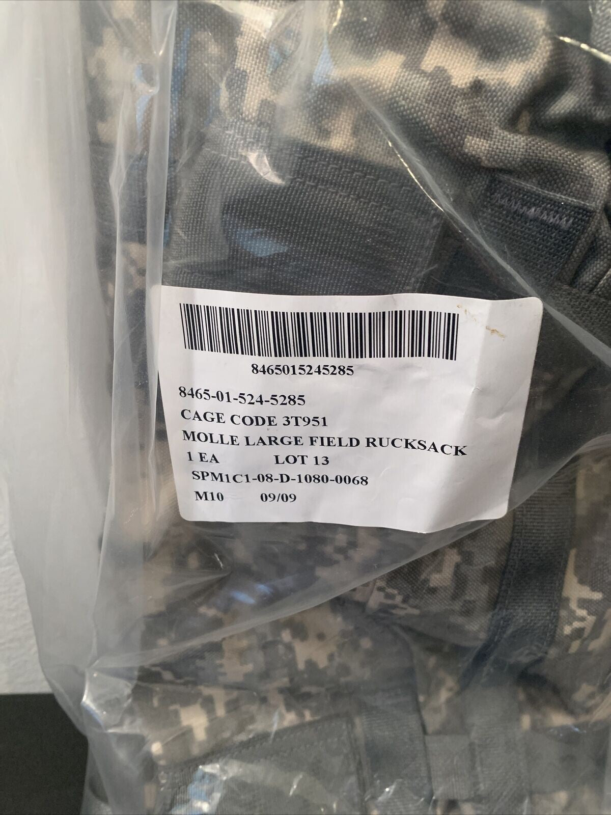 Genuine US Military Issue MOLLE II Large Rucksack Backpack ACU Digital Camo