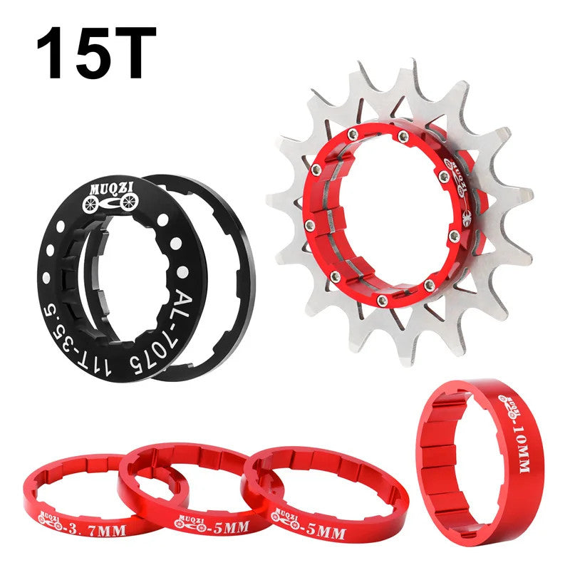 Single Speed Bicycle Cassette Cog 12T-22T Upgrade Kit for MTB & Road Bikes