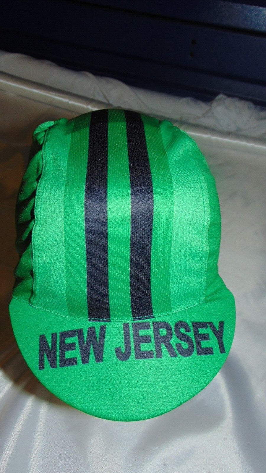 Cycling Cap for Pista Fixed Gear Biking - Jersey NJ Sublimated UV Protection