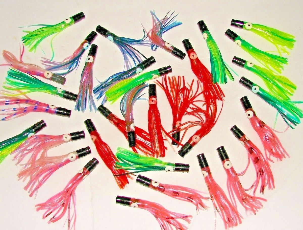 10 Pack Big Game Fishing Lures - Tuna, Marlin, Dorado, Wahoo, Saltwater Trolling