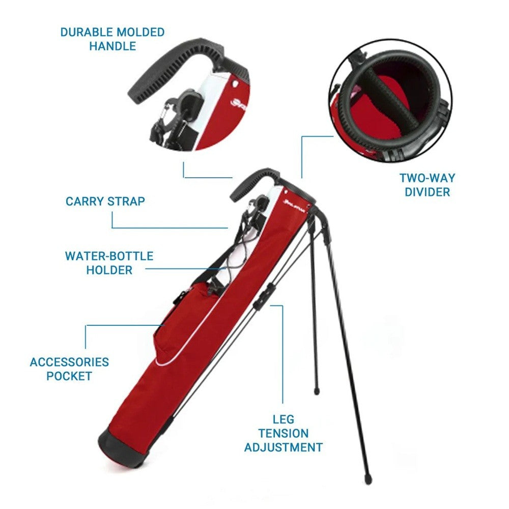 Golf Pitch 'n' Putt Stand Bag with Stand and Lightweight Design