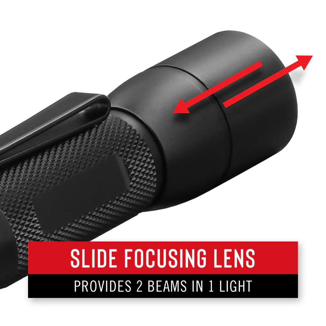 Mini Pocket LED Flashlight HX5 with Pure Beam Focusing 180 Lumens