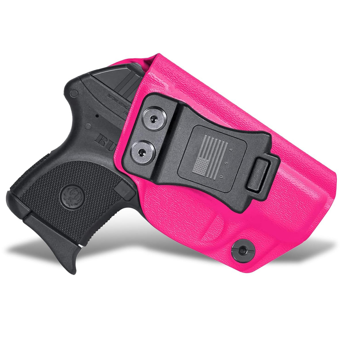 IWB Kydex Holster for Ruger LCP 380 Auto - Custom Fit, Adjustable Retention & Cant