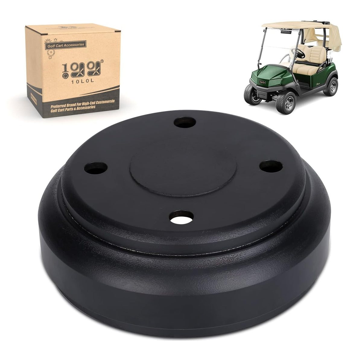 Golf Cart Rear Brake Drums for Club Car DS Precedent 1995-2004 Replacement