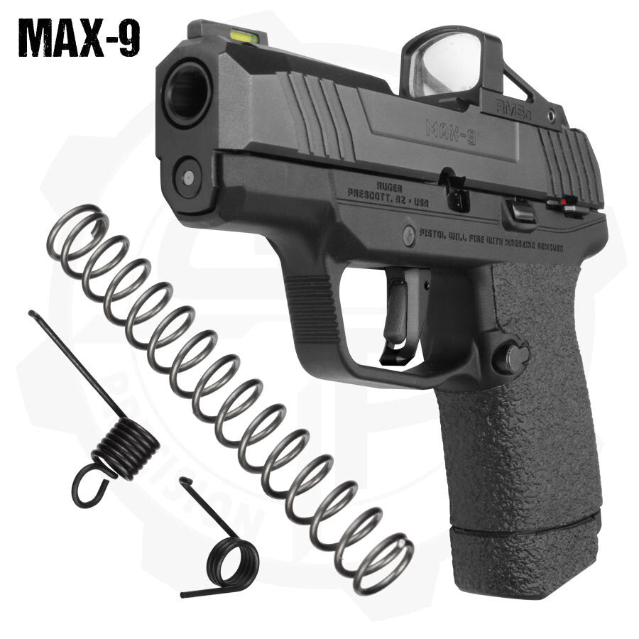 Spring Kit for Ruger MAX-9 Pistols - Performance Upgrade with Chrome Silicon Springs