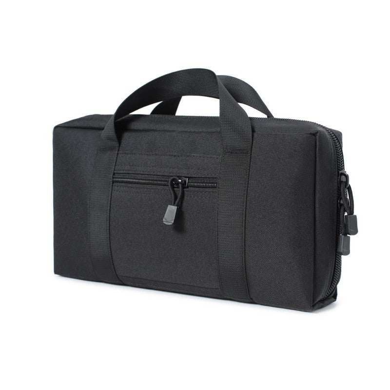 Tactical Gun Case for Handgun and Magazine Storage – Rugged Nylon Range Bag