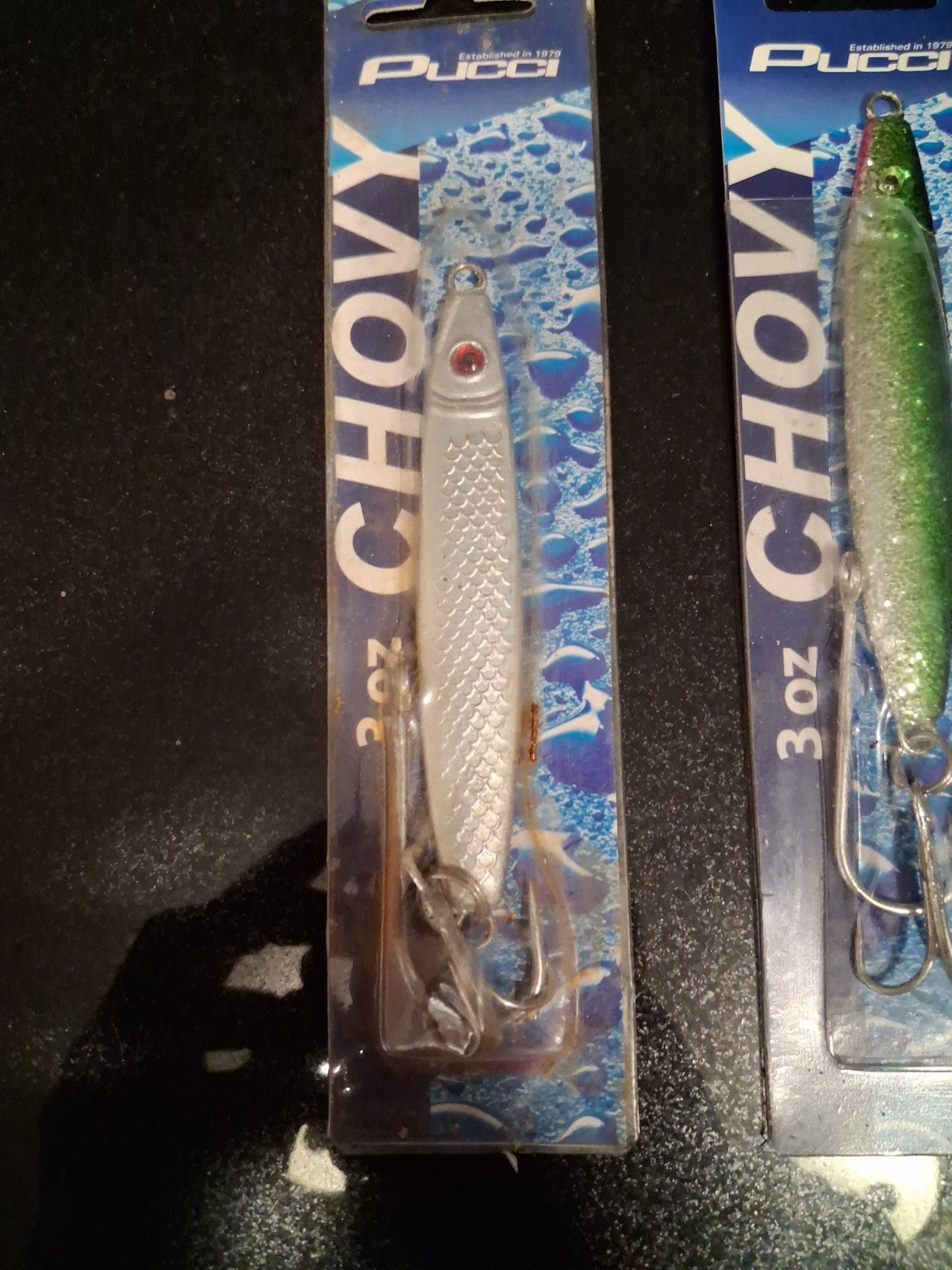 Saltwater Metal Anchovy Jig Set - 3 Oz Fishing Lures, Pack of 3