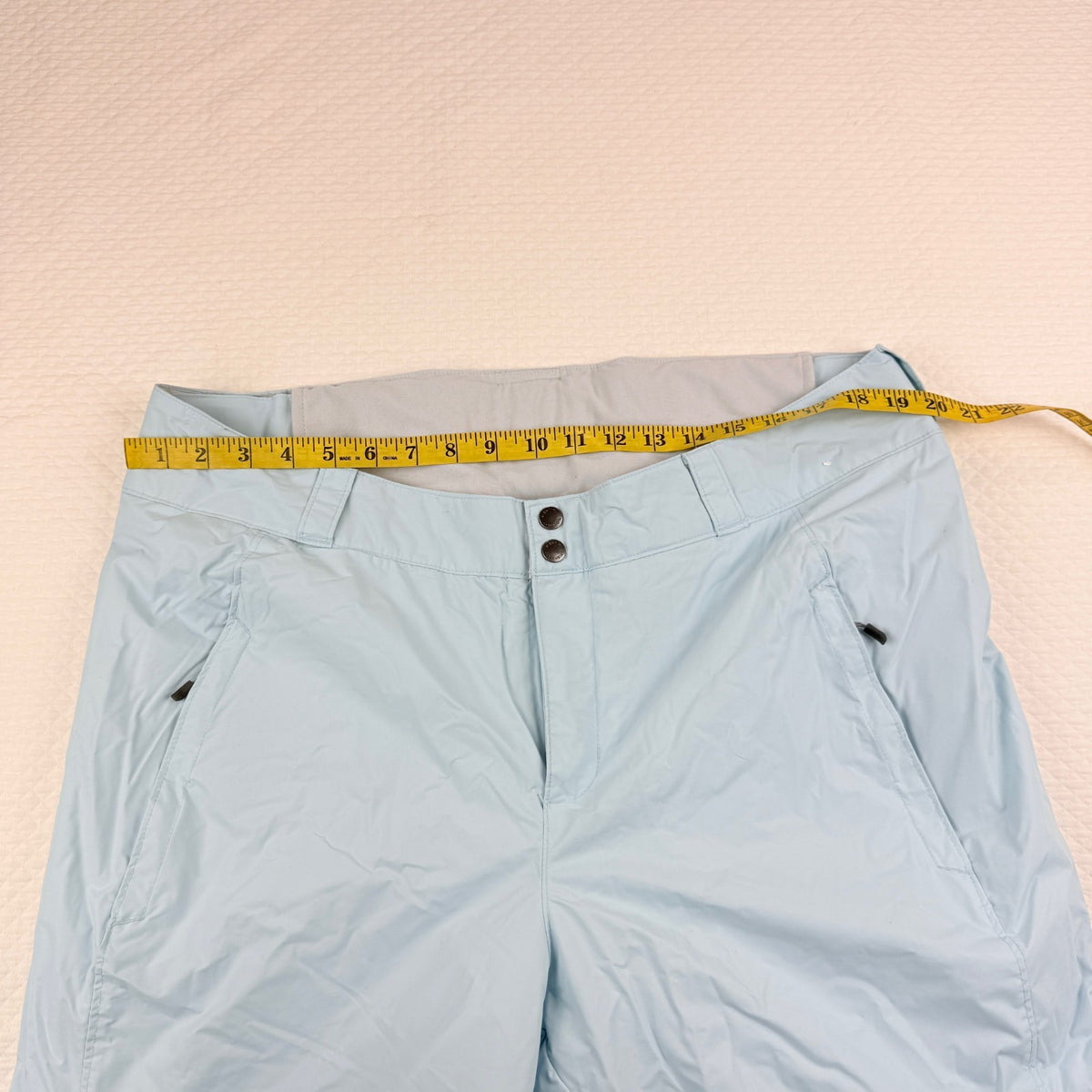Women's Light Blue Waterproof Ski Pants - Size 1X Sportswear Co