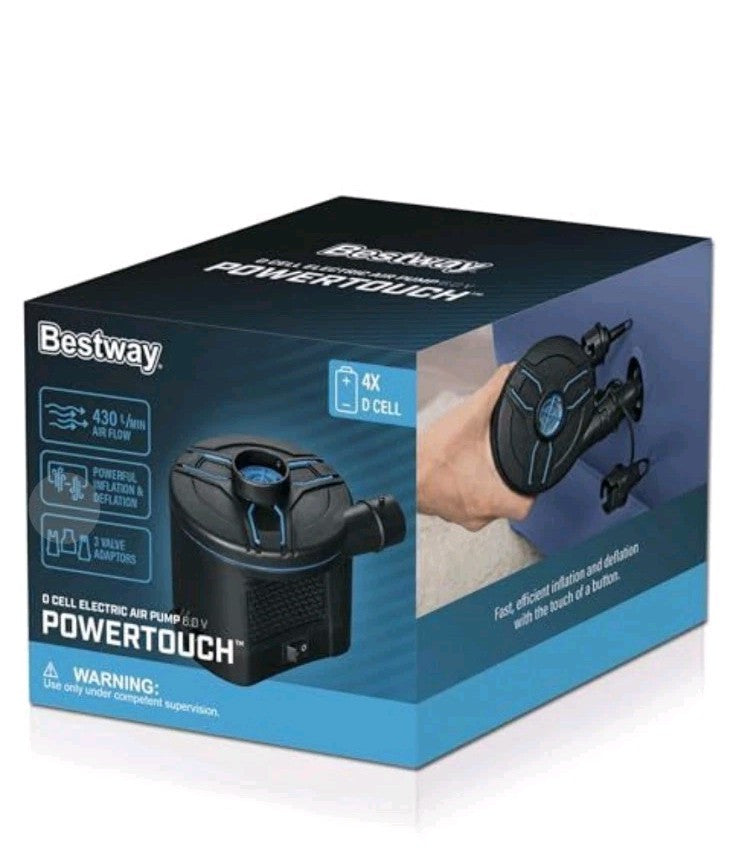 Electric Air Pump for Inflatable Products Batteries Not Included