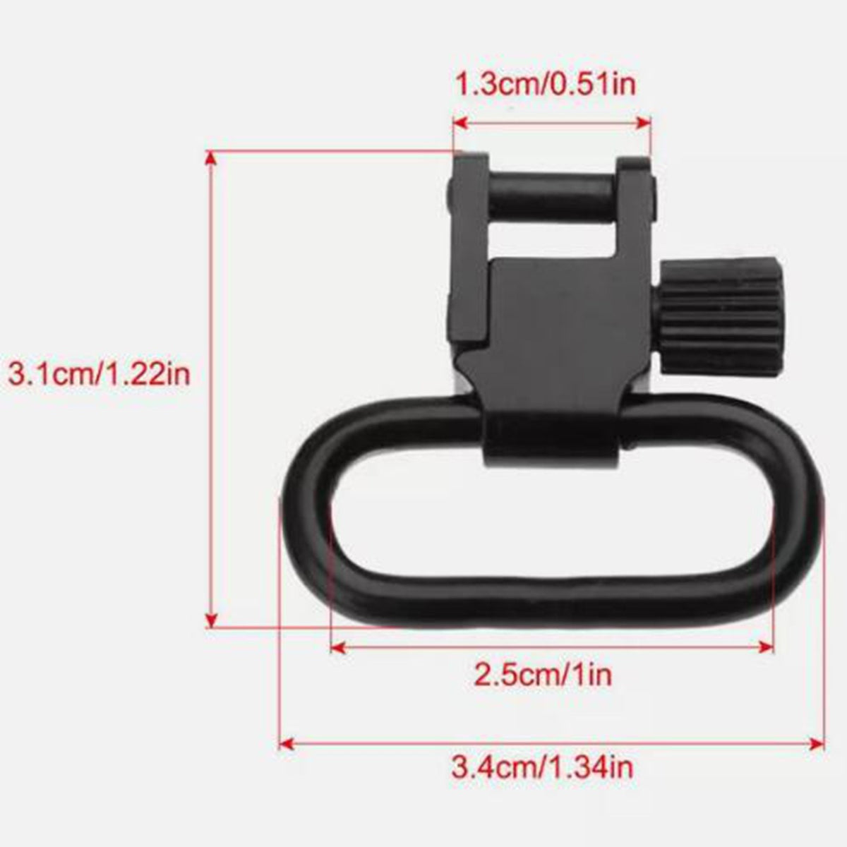 Shotgun Sling Mount Set for Winchester 1200/1300 12G Magazine Cap Swivel Adapter