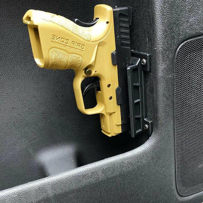 Magnetic Gun Mount Holster for Vehicle & Home Concealed Carry Flat Top Pistols