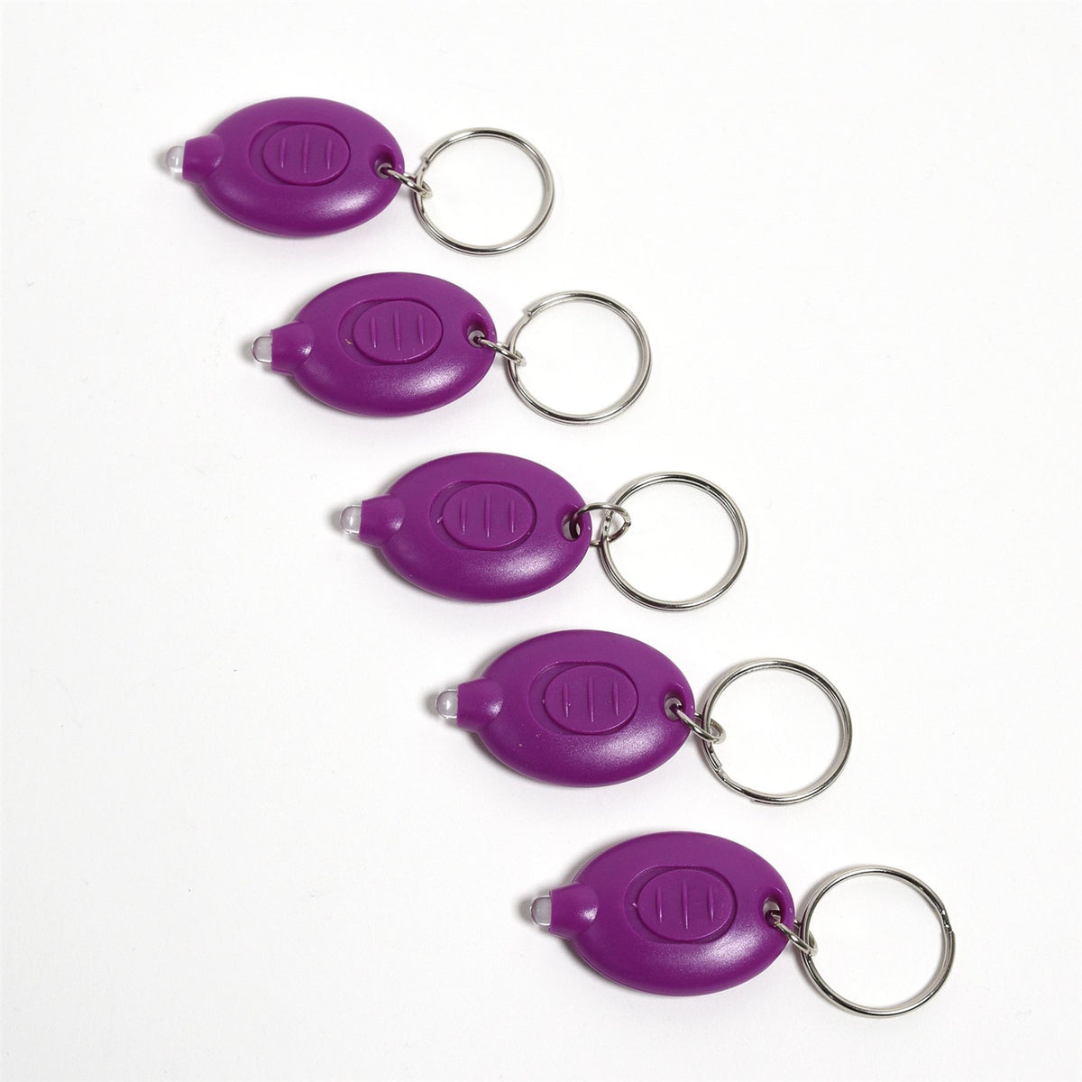 5 Pack UV Blacklight Mini Keychain Flashlights - Ultraviolet LED
