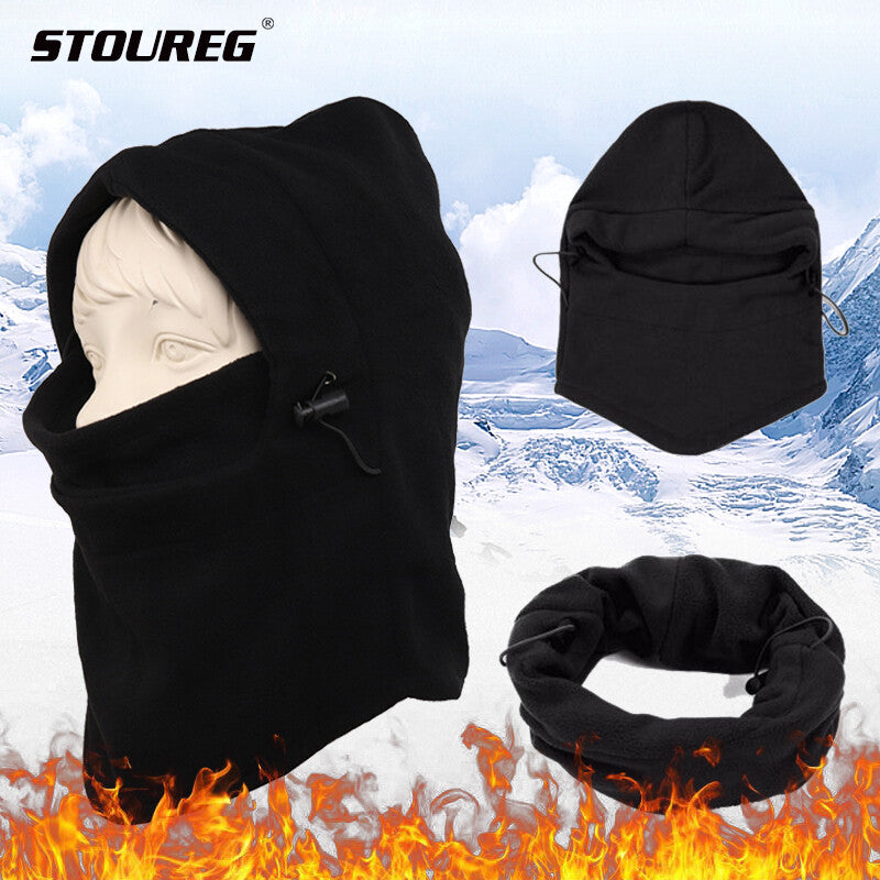 Windproof Fleece Balaclava Mask for Kids and Adults - Winter Ski & Cold Weather Face Cover