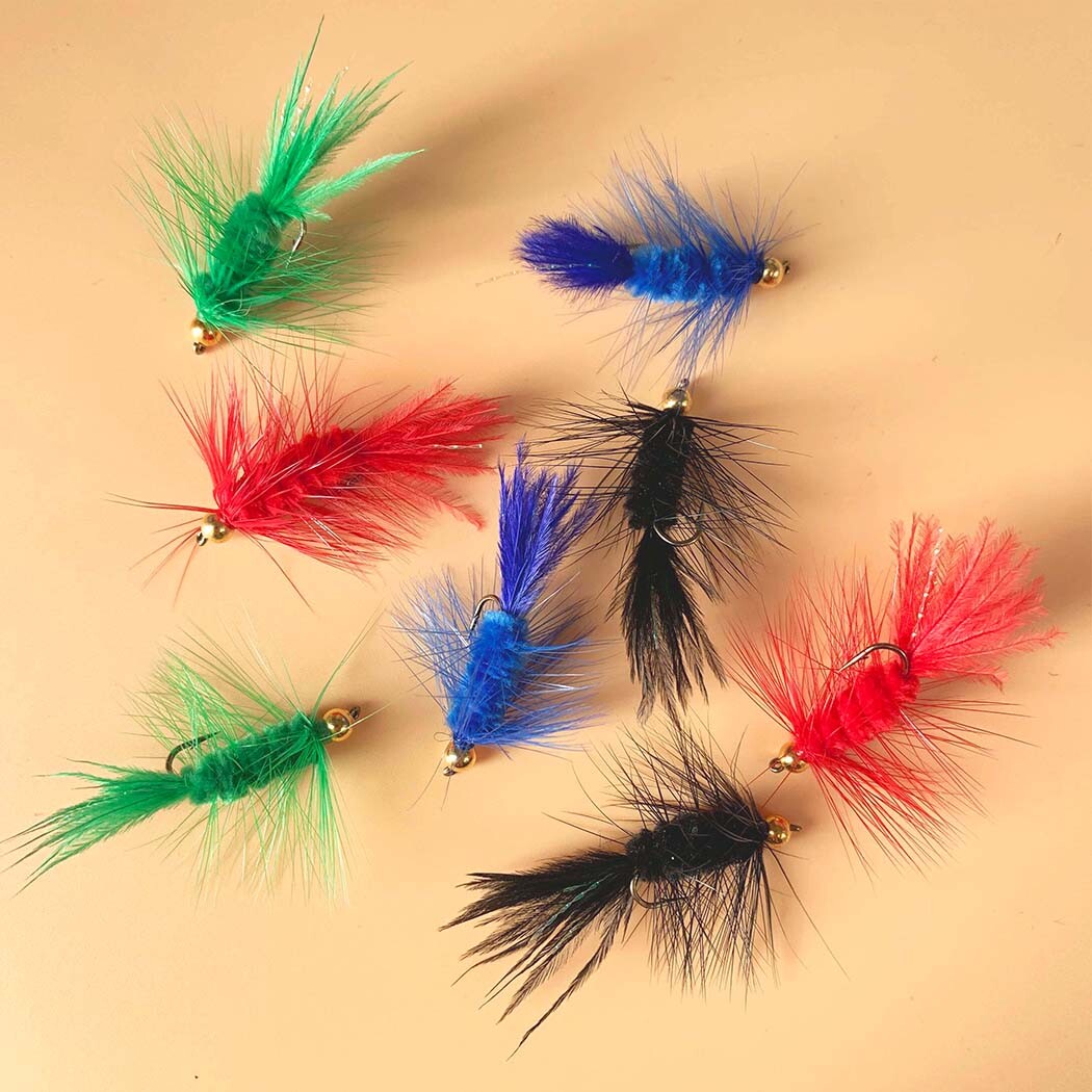 Artificial Fly Fishing Bait Lures Set for Trout Bass Wet Dry Flies Assortment