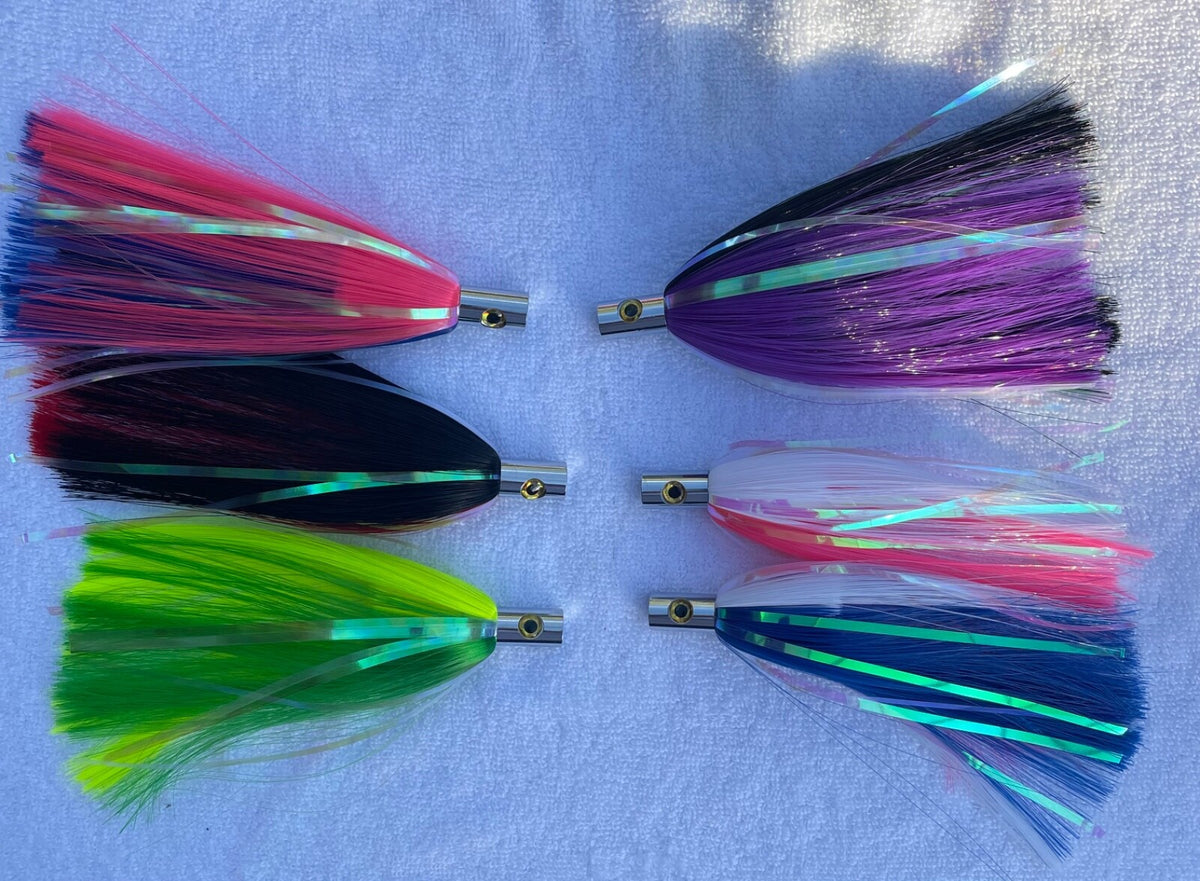 Offshore Fishing Lures Trolling Skirts for Mahi Tuna Sailfish Marlin Wahoo - Multiple Styles