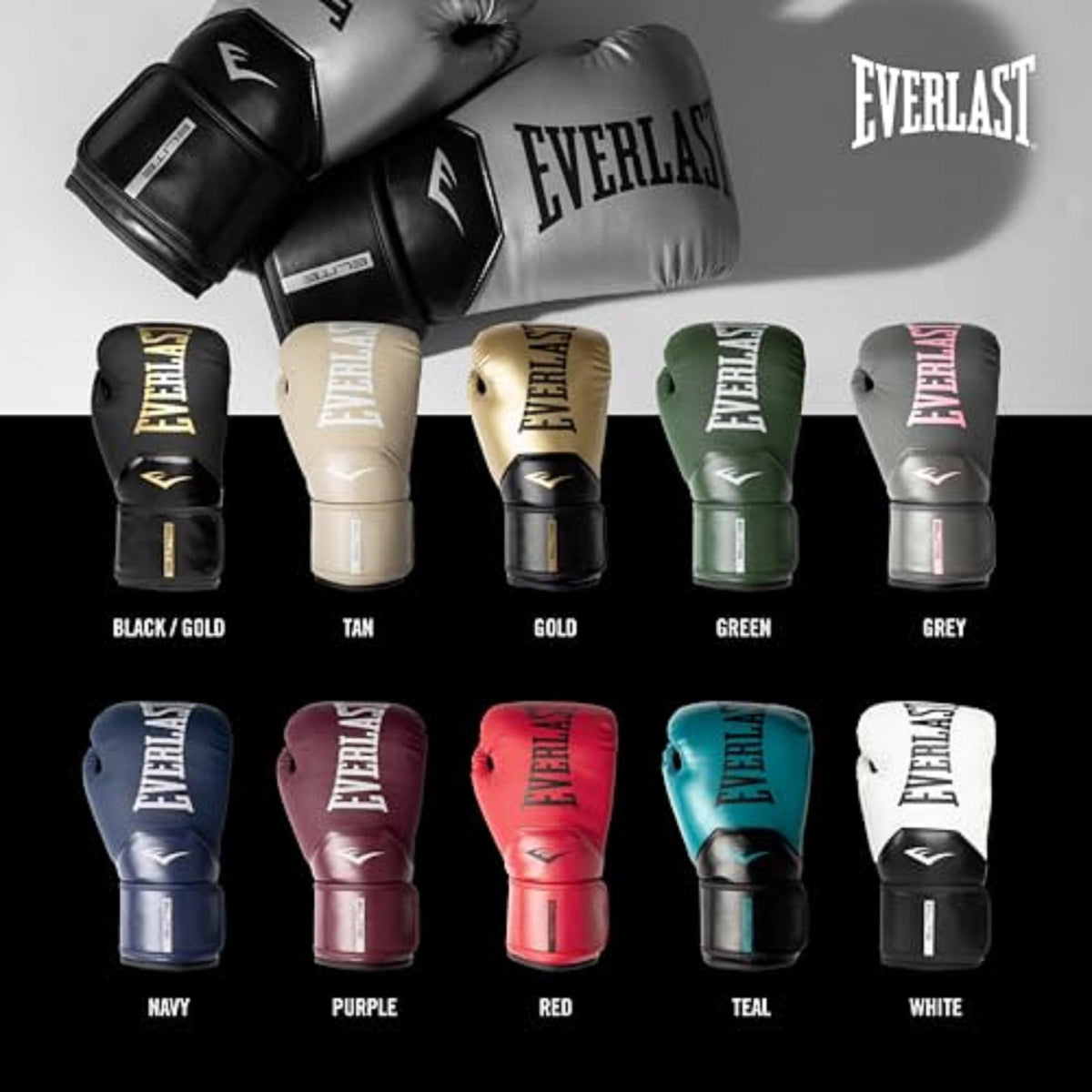 14oz Boxing Gloves for Men Women Heavy Bag Sparring MMA Training Black Gold