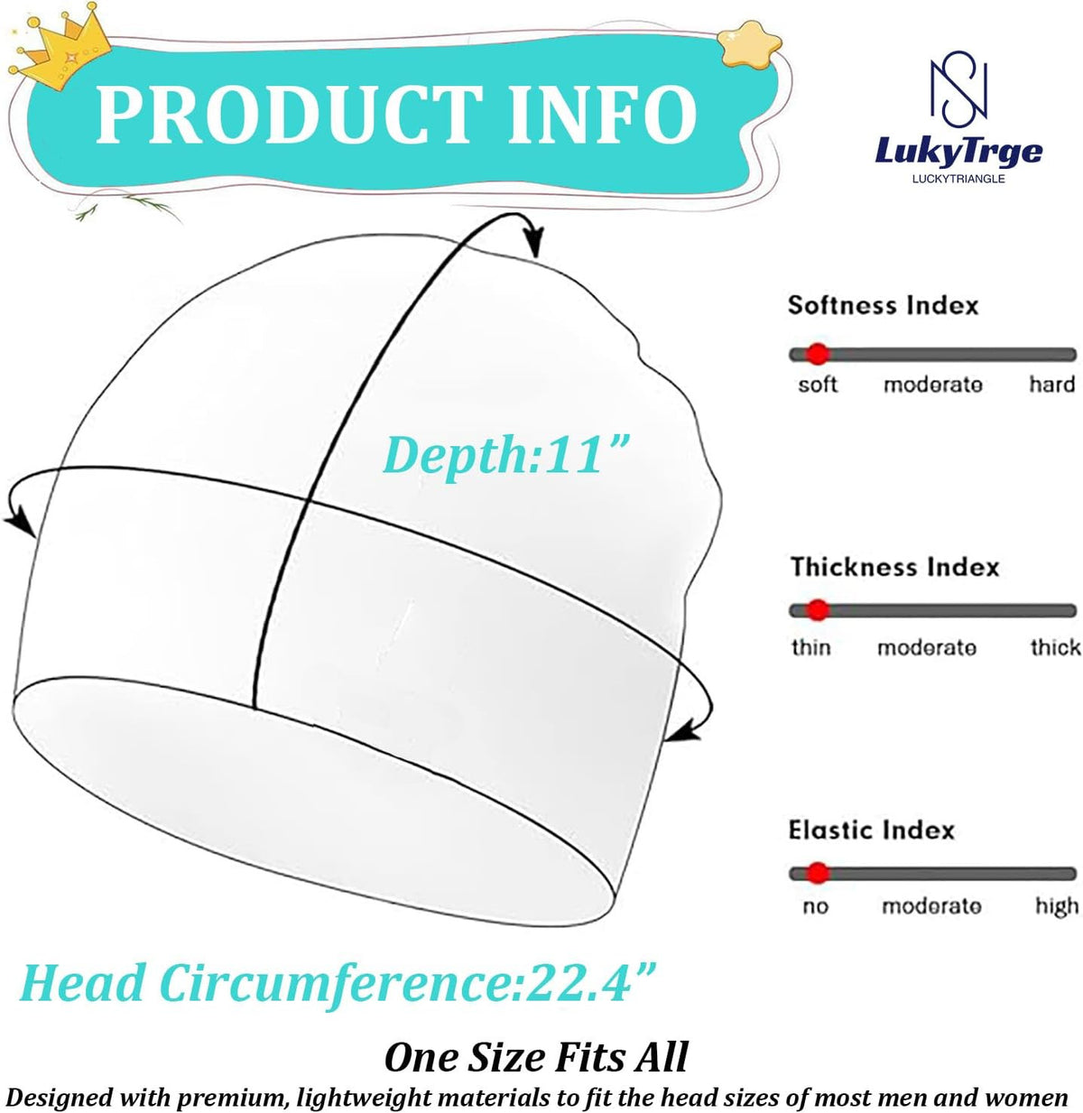 EMF Protection Beanie Cap - Unisex Radiation Shield Hat for WIFI, 5G, Bluetooth