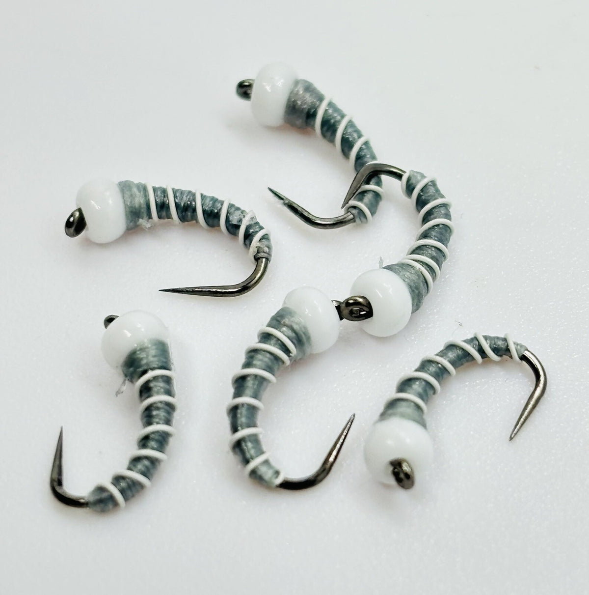 Fly Fishing Flies Zebramidge Glass Bead Trout Nymphs Wet Flies - Multiple Sizes