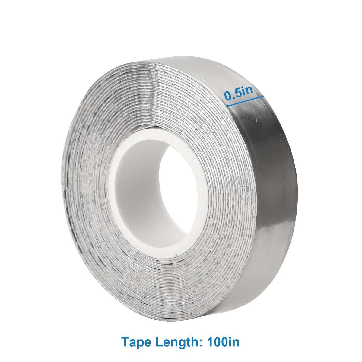 Golf Lead Tape 0.5 Inch x 100 Inch for Club Weight Adjustment Sliver