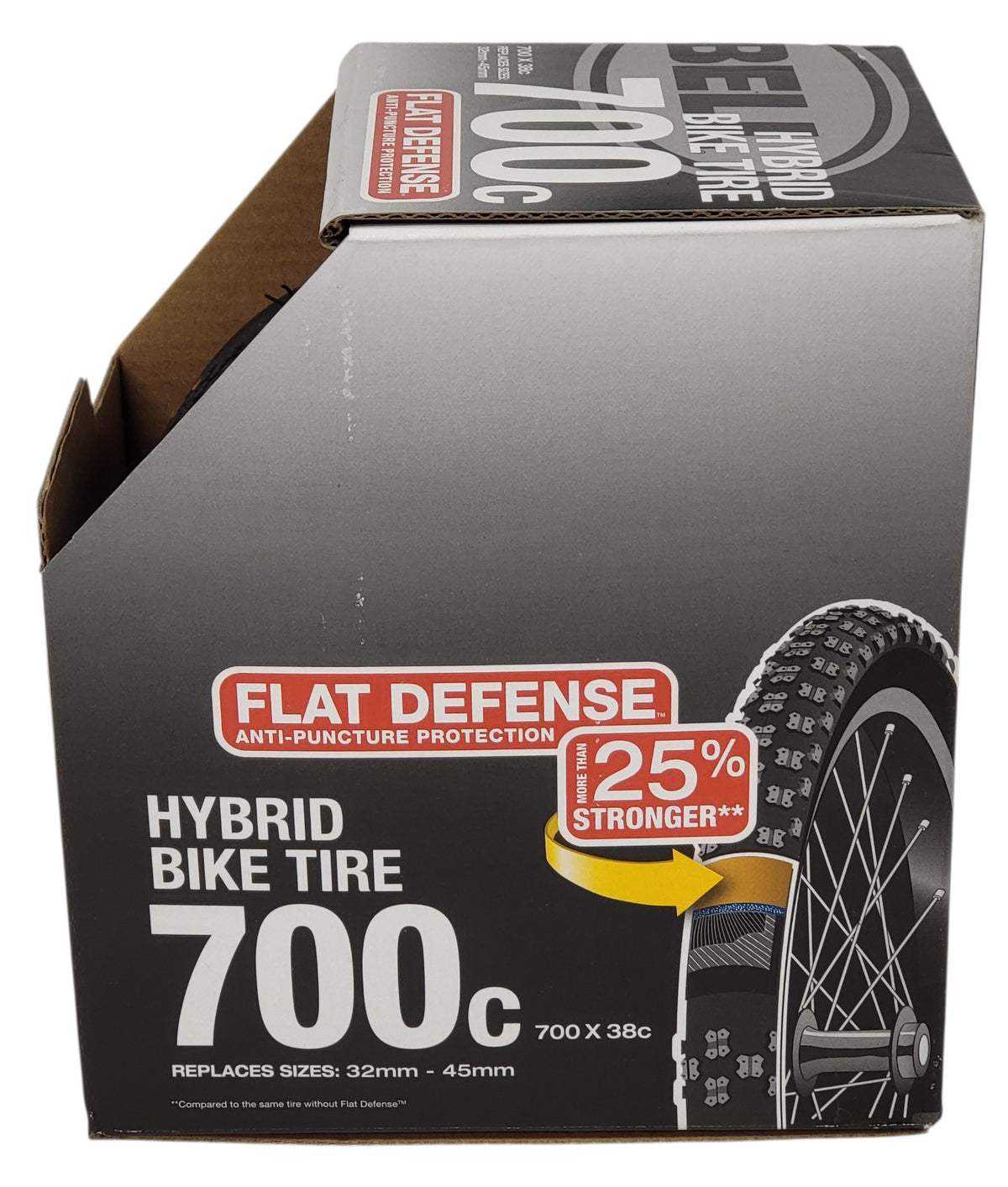 Bell 700c Hybrid Bike Tire 38C Anti-Puncture Gravel Bike Tire Set
