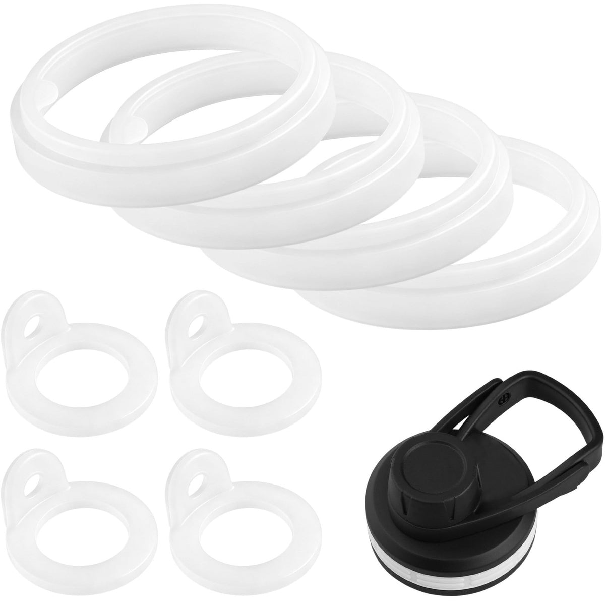 Silicone Water Bottle Gasket Replacement for Thermoflask 24/32/40/64oz - 8 Pack