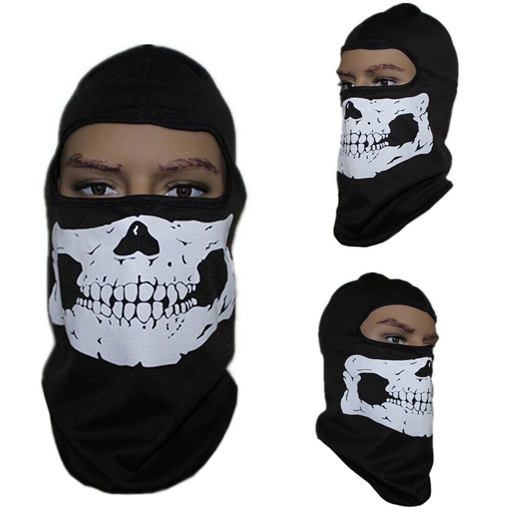 Unisex Skull Face Mask Balaclava for Halloween Ski Cycling Outdoor Sports