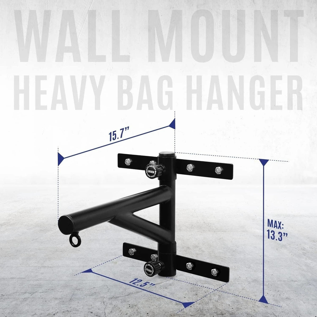 Heavy Bag Wall Mount Hanger with 180° Rotation for Boxing MMA Training
